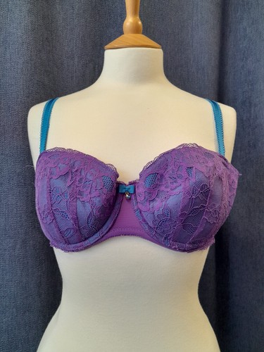Purple lace over blue