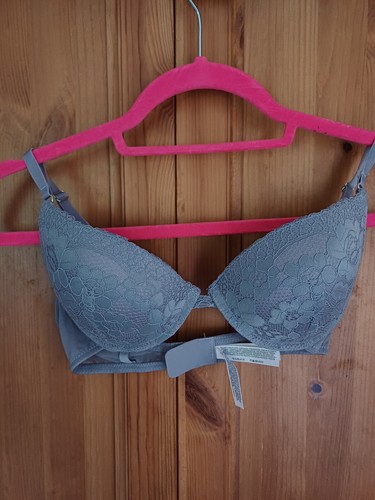 Grey push bra - up,