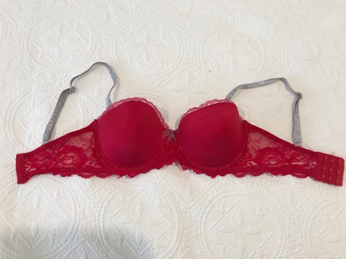 Cotton body red - on, floral